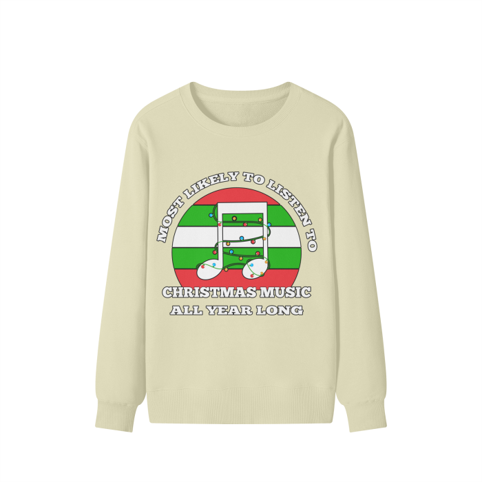 CHRISTMAS MUSIC SWEATSHIRT