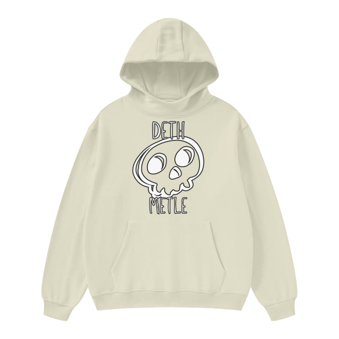 DETH METLE HIGH NECK HOODIE