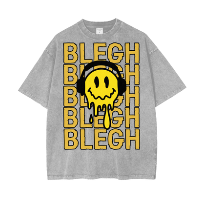 BLEGH SMILEY FACE T-SHIRT