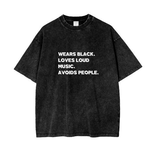 tee,loves loud music,wears black,bestseller