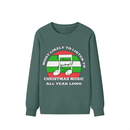 CHRISTMAS MUSIC SWEATSHIRT