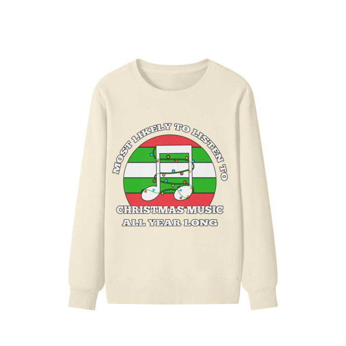 CHRISTMAS MUSIC SWEATSHIRT