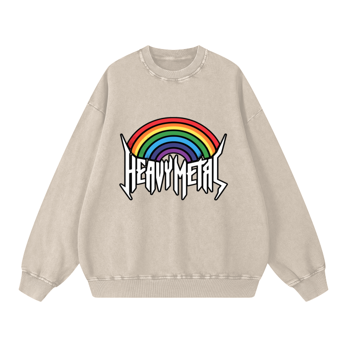 HEAVY METAL RAINBOW SWEATSHIRT