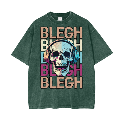 blegh,skull,t-shirt