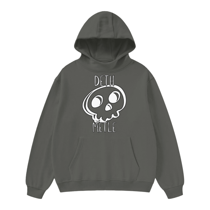 DETH METLE HIGH NECK HOODIE