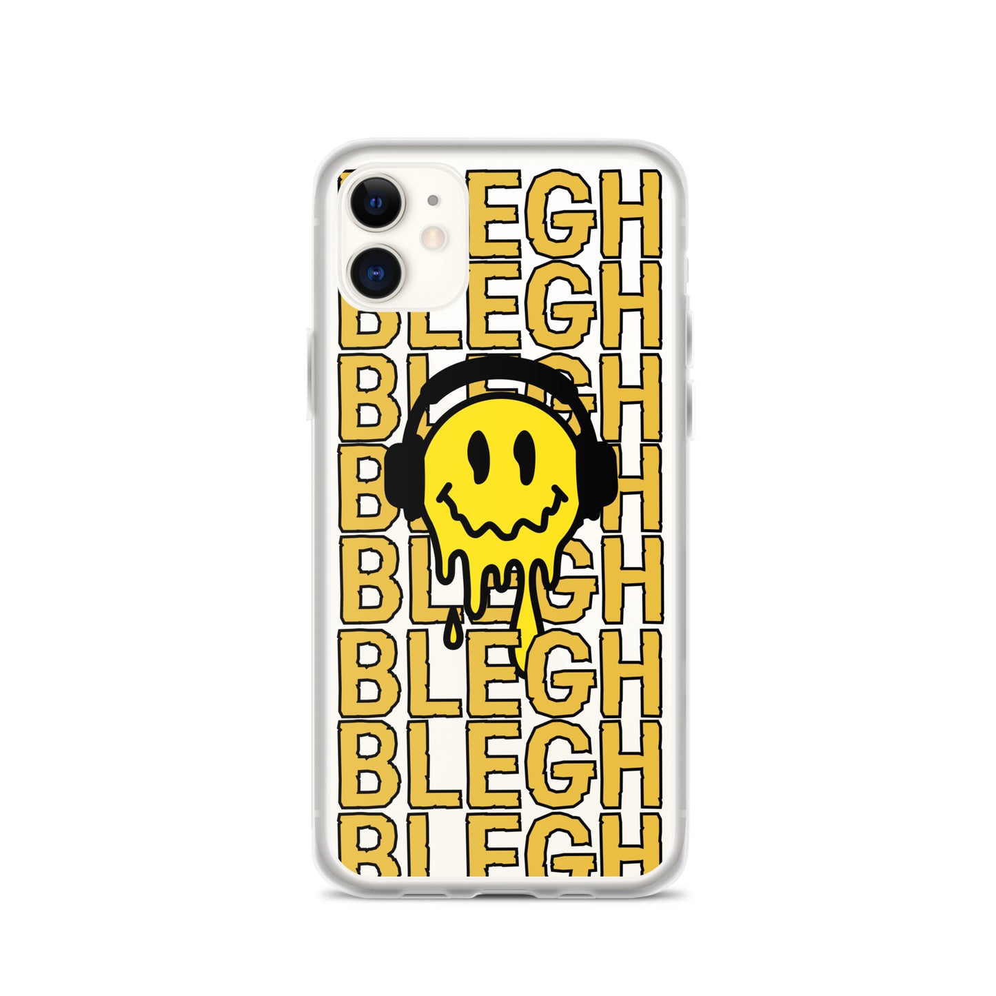 Melting Face Clear Case for iPhone®