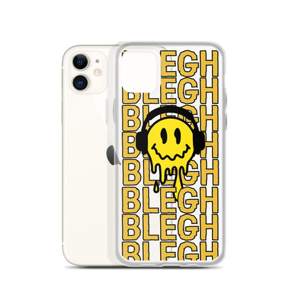 Melting Face Clear Case for iPhone®