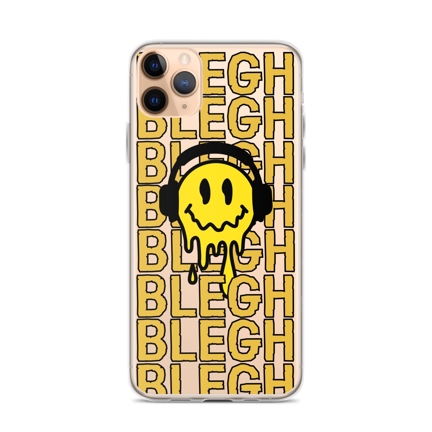 Melting Face Clear Case for iPhone®