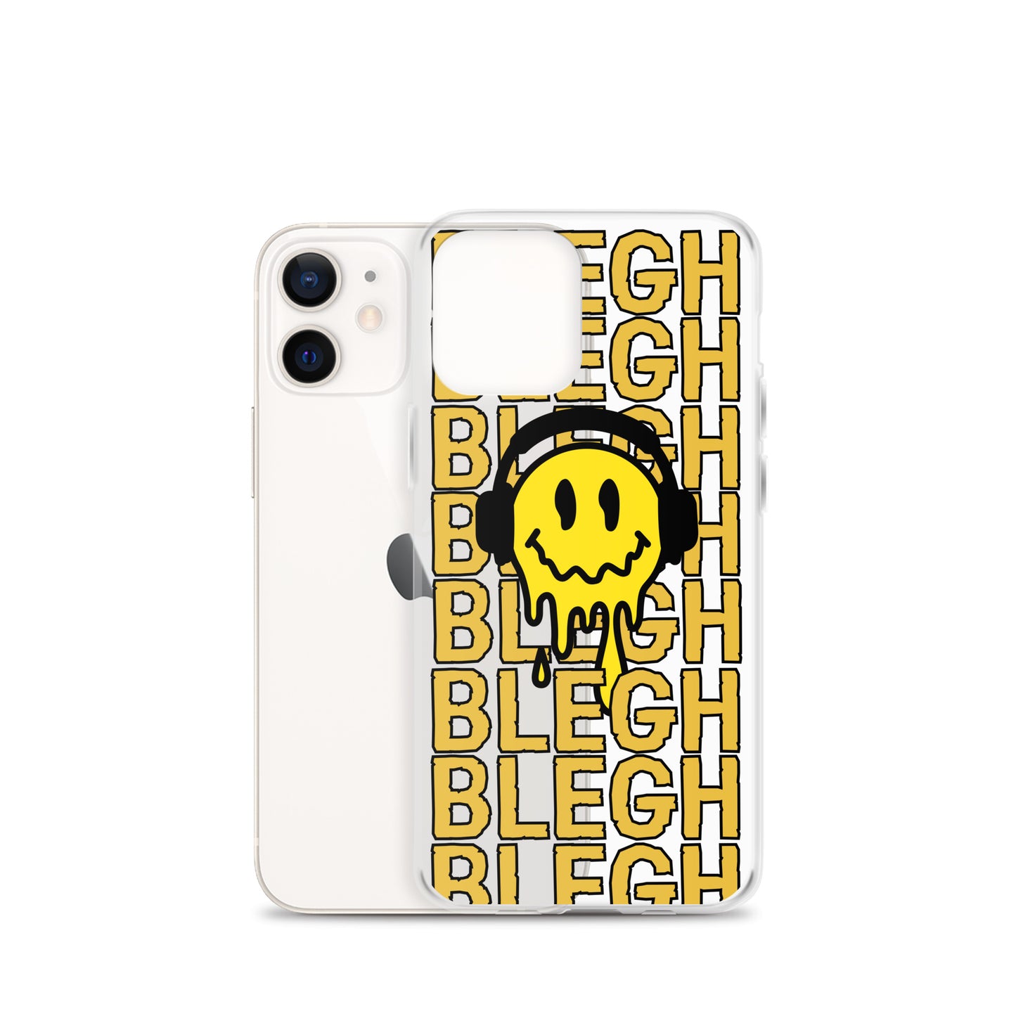 Melting Face Clear Case for iPhone®