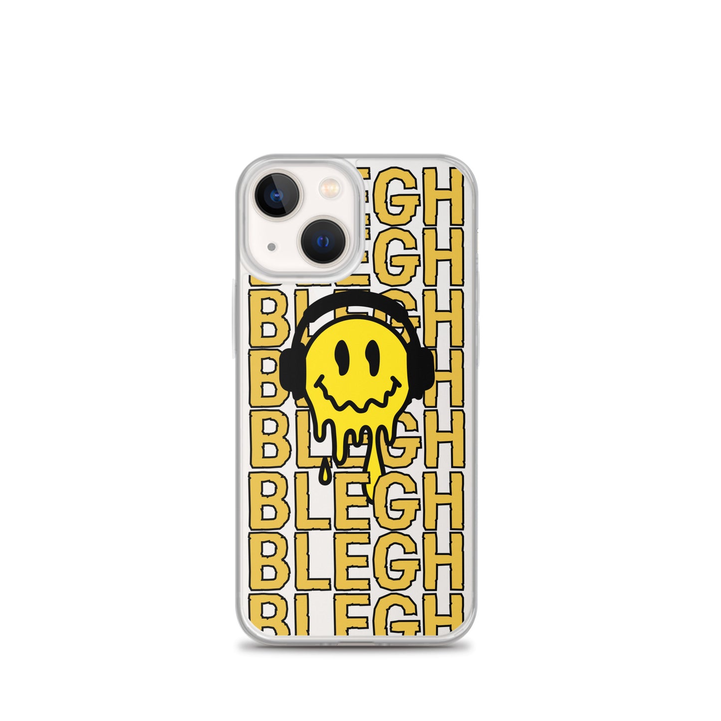 Melting Face Clear Case for iPhone®