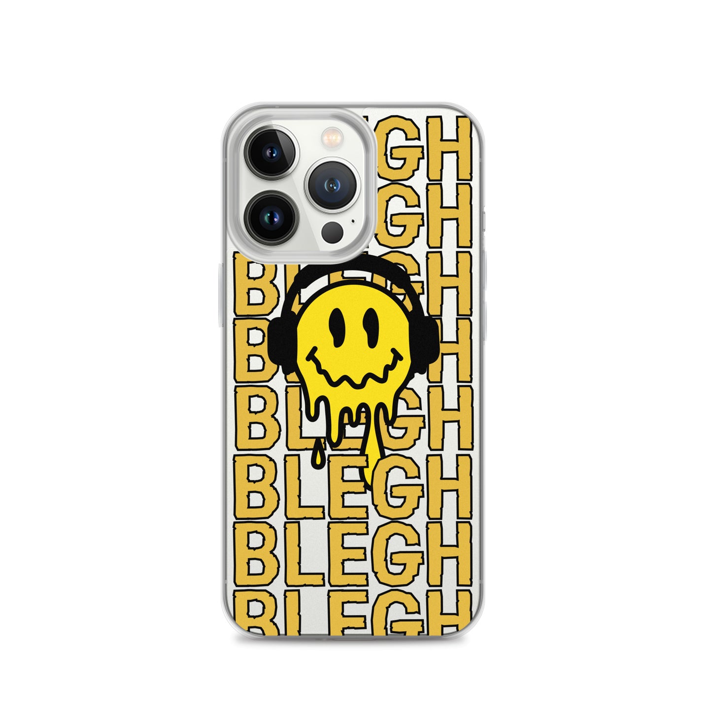 Melting Face Clear Case for iPhone®