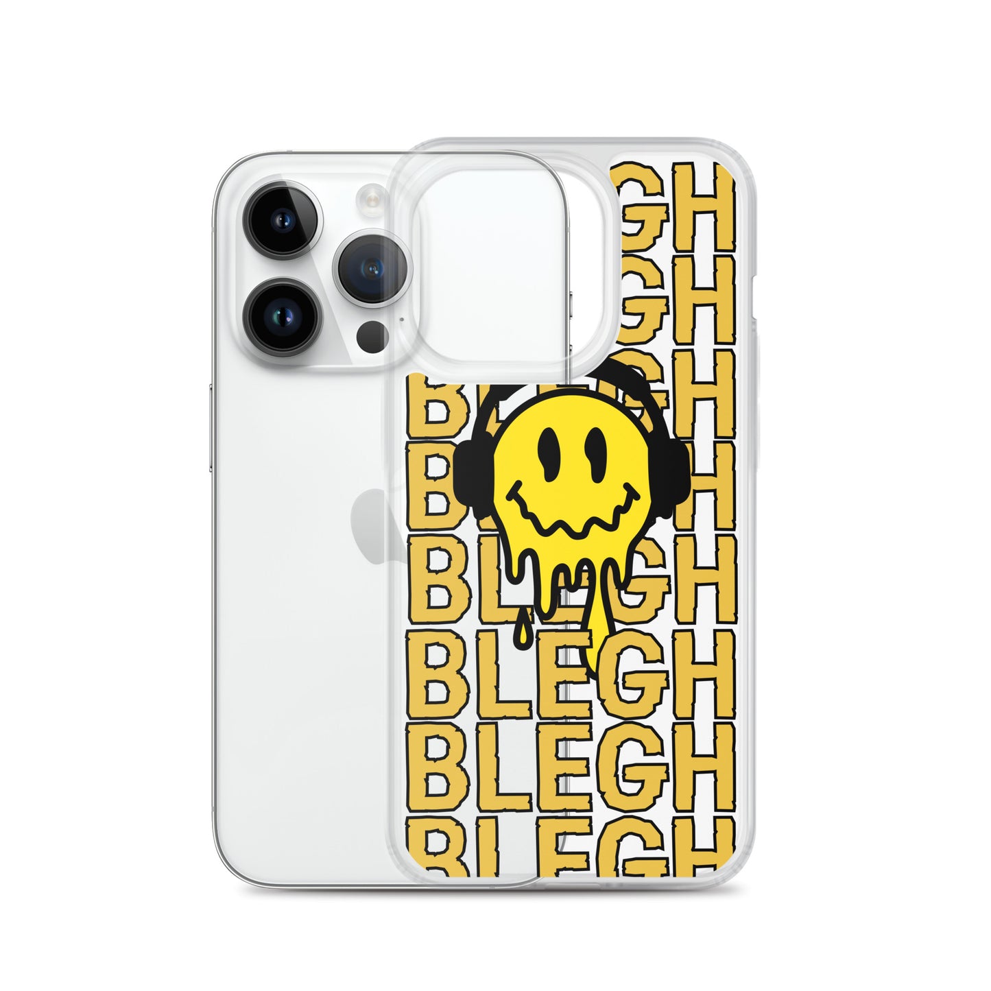 Melting Face Clear Case for iPhone®