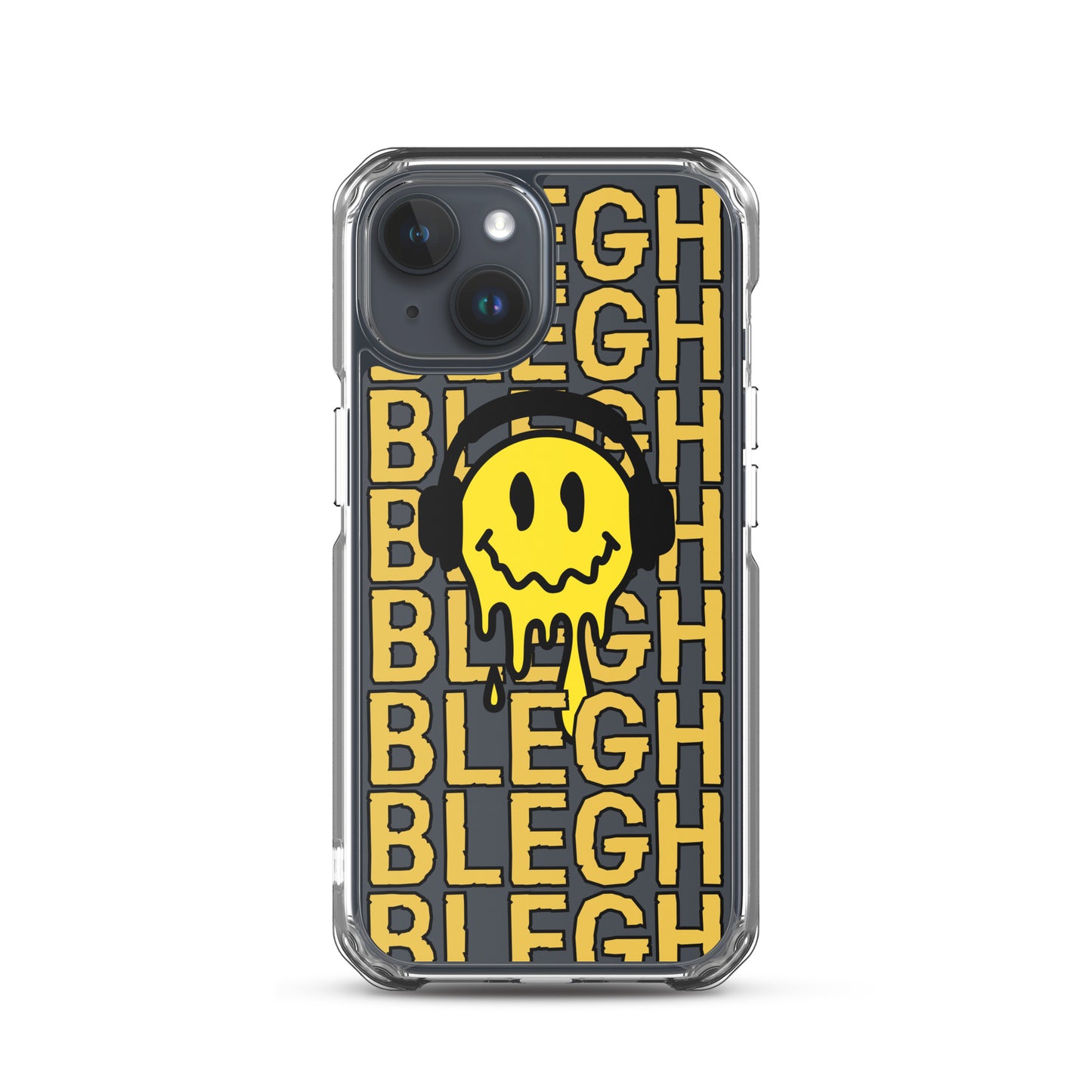 Melting Face Clear Case for iPhone®