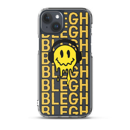 Melting Face Clear Case for iPhone®