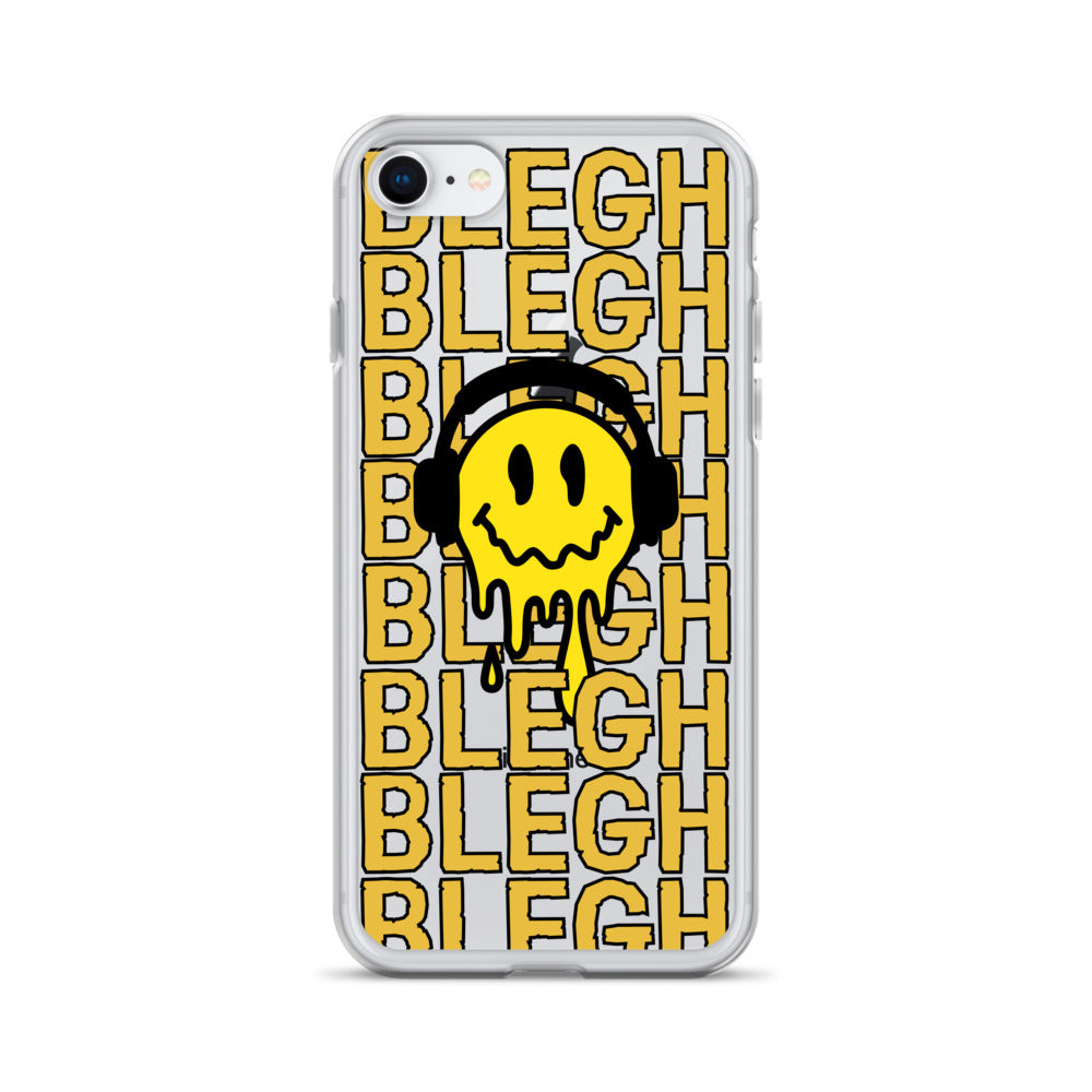 Melting Face Clear Case for iPhone®