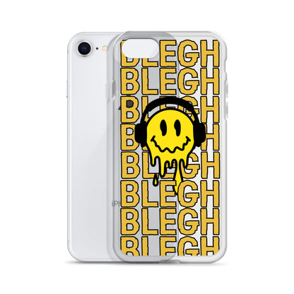 Melting Face Clear Case for iPhone®