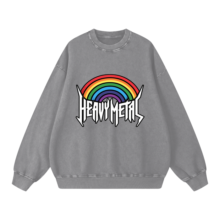 HEAVY METAL RAINBOW SWEATSHIRT