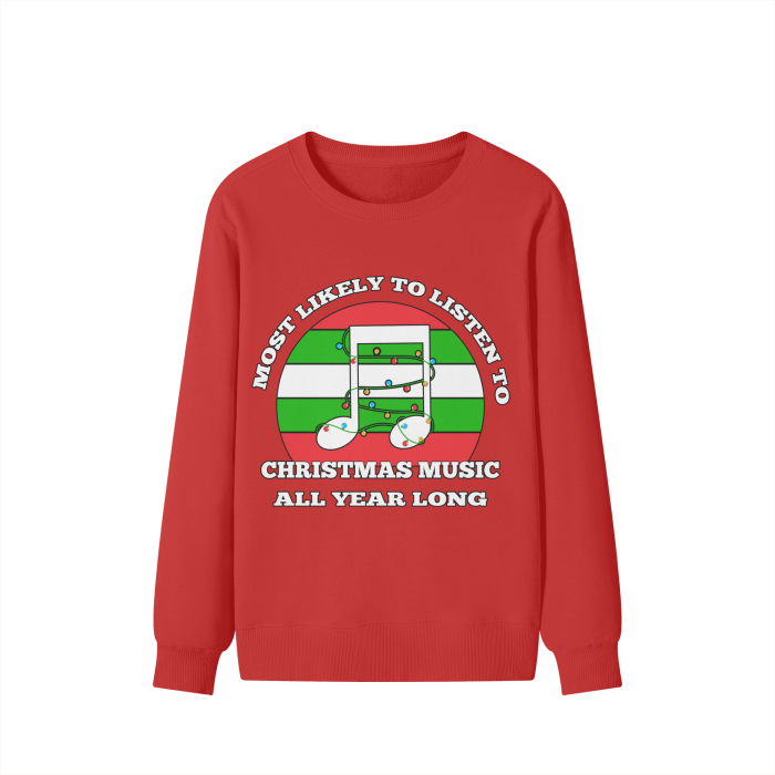 CHRISTMAS MUSIC SWEATSHIRT