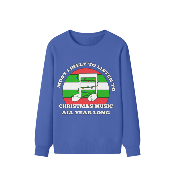 CHRISTMAS MUSIC SWEATSHIRT