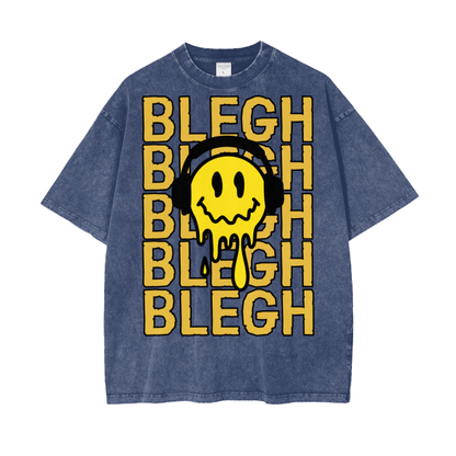 BLEGH SMILEY FACE T-SHIRT