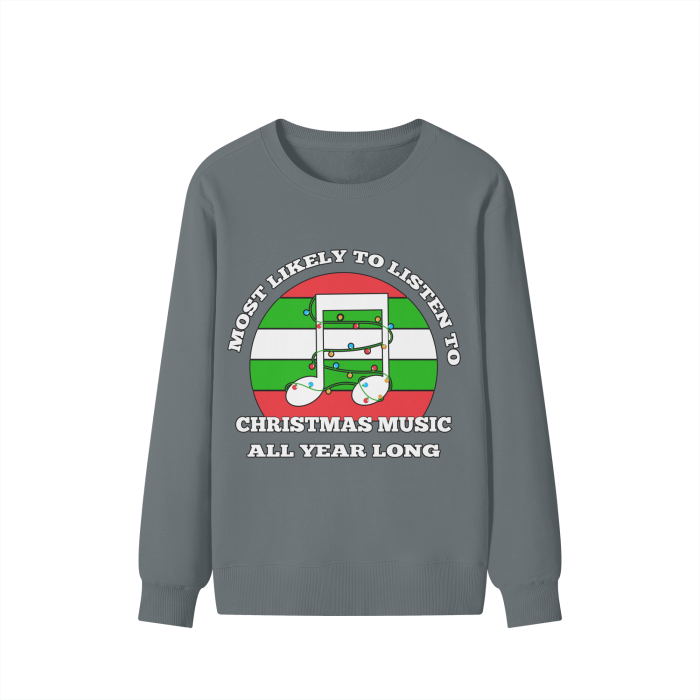 CHRISTMAS MUSIC SWEATSHIRT