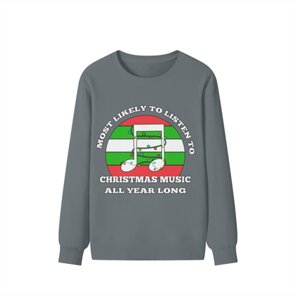 CHRISTMAS MUSIC SWEATSHIRT